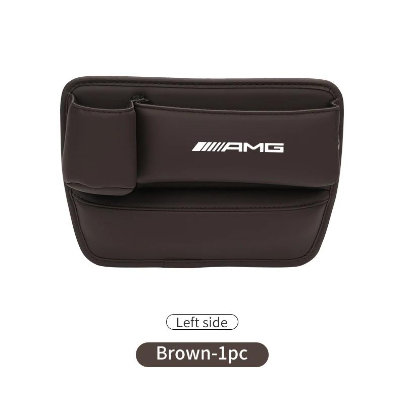 Car Seat Gap Storage Box Pocket Wallet Key Card Cup Phone Holder For Mercedes Benz AMG A B C E S G Class A180 CLK CLA GLE GLC BH1