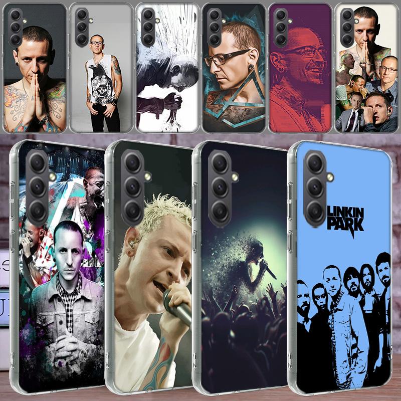 Singer C-Chester Bennington Phone Case for Samsung A16 A26 A36 A56 A17 A37 A57 A07 A06 A02S A03 A04S A05S Galaxy Note 20 10 A50S