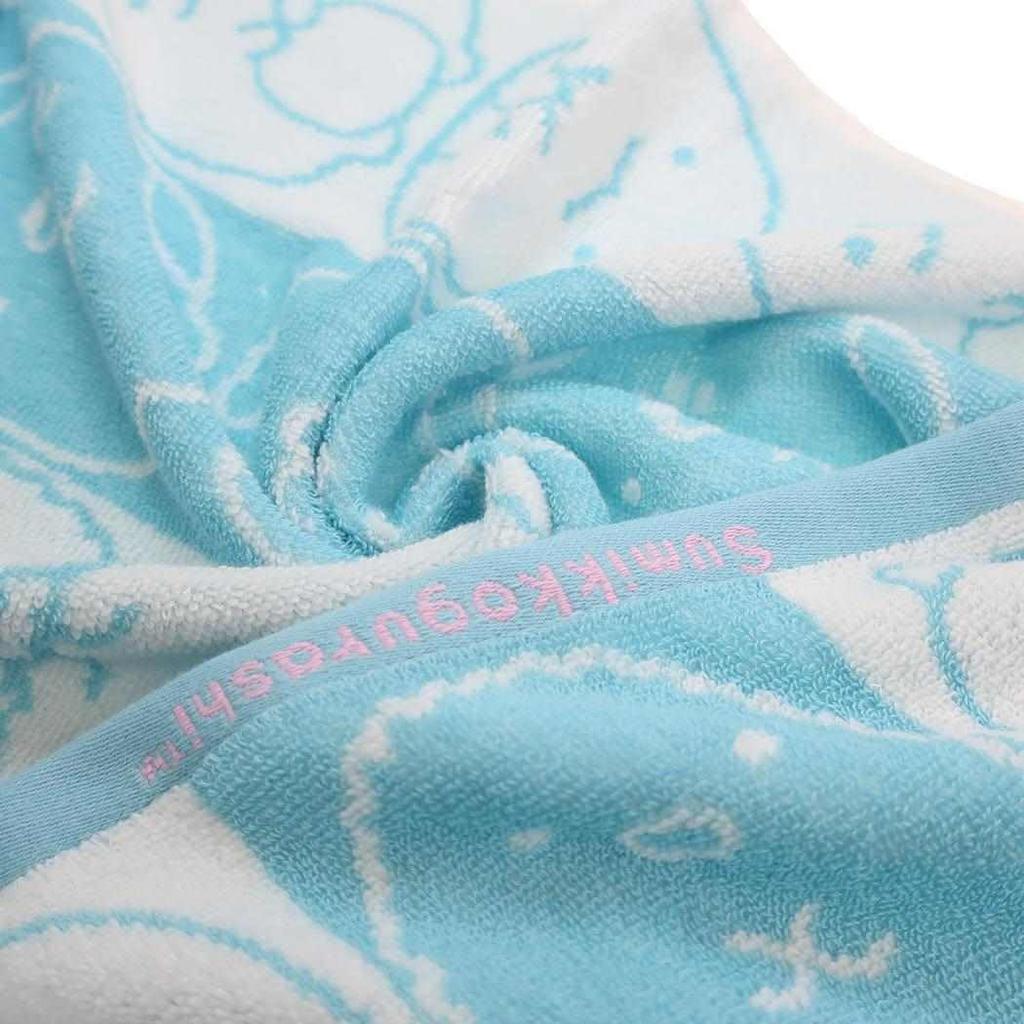Marushin Bath Towel Sumikkogurashi Korokoro Sumikko Line 60 x 120cm Cute Girl Bath Towel Large Towel Cotton 6575039400 Approx. San-X