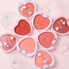 4 Colors Blush Long Lasting Face Blusher Love Palette Soft Powder Smooth Texture Professional Women Makeup