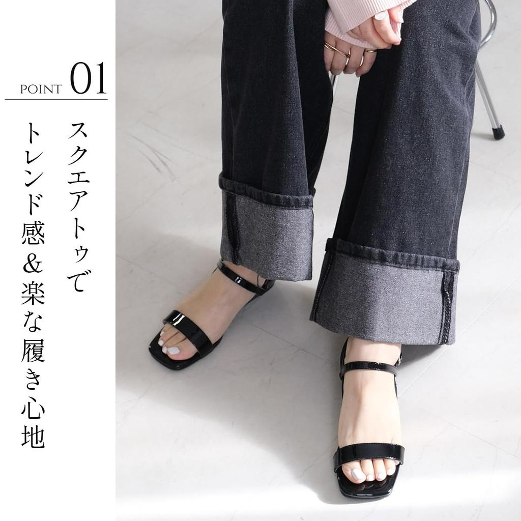 Ремешок 4 см Низкий Легко ходить Легко CX3127 [AmiAmi] Женские сандалии, Танкетка, Каблук, Каблук, Удобные, в, Носить, Безболезненные, (белый (Гладкий; плавный), 24,0 см)