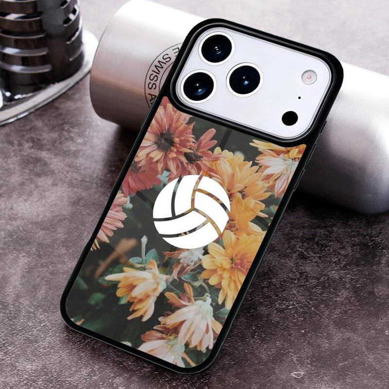 Волейбольный расписной чехол для телефона для iPhone 17, 16e, 15, 14, 13, 12, 11, Mini, Pro, MAX, мягкий силиконовый чехол