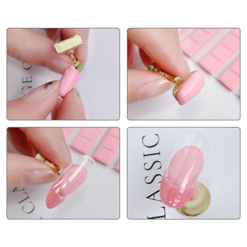 Adhesive Glue Clay Reusable Fake Nail Holder Practice Stand Press On Tips Nail Polish Display Stand Manicure Accessories