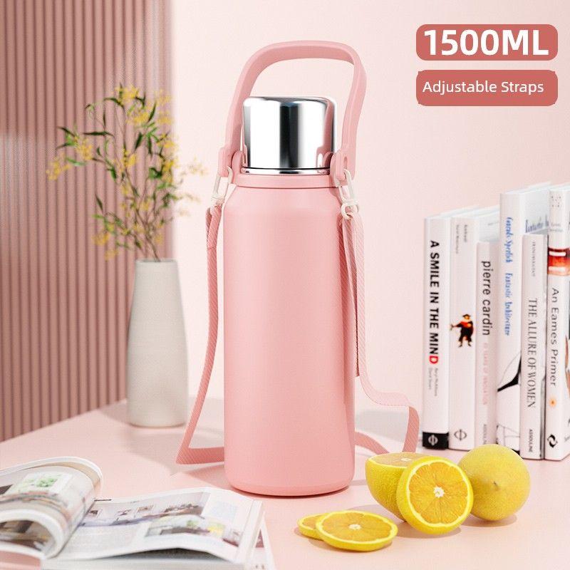 Thermos Cup, Travel Kettle, Tea Cup, Portable for Adults, Can Be Carried on the Body, Can Be Hung on the Body, and Can Be Used as a Water Bottle