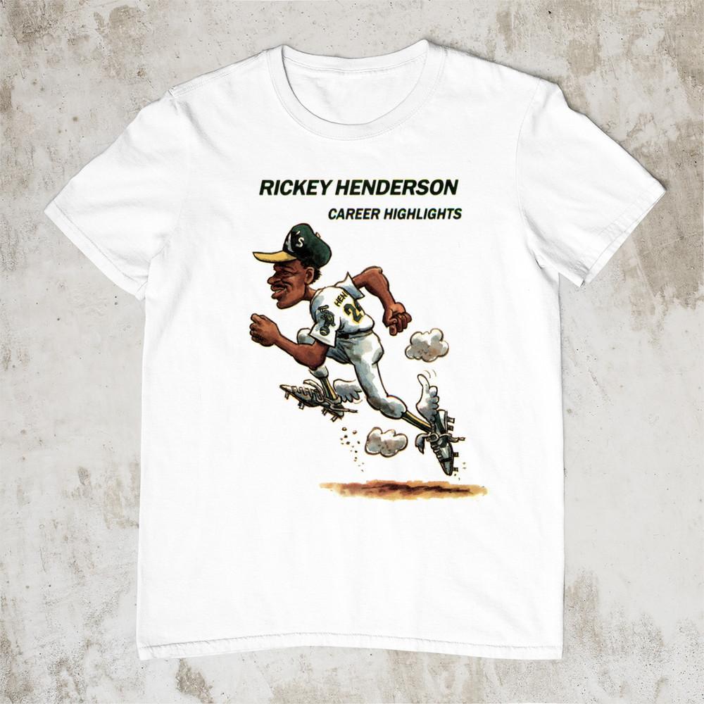 Rickey Henderson MEMORY T-shirt white Unisex All sizes S-5Xl JJ5023 Unisex T-Shirt