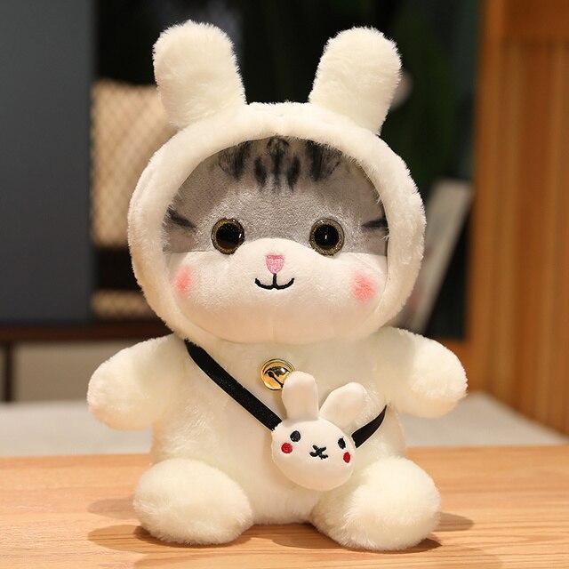 1 шт. 30/40 см Kawaii Cat плюшевые игрушки Прекрасный Косплей Единорог Динозавр Кролик Плюшевые Куклы Мягкая Подушка с Животными Для Детей
