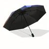 1pc Motorcycle Sunset Themed High-quality Umbrella,Automatic Opening and Closing Umbrella,Multi-functional Umbrella G0811050