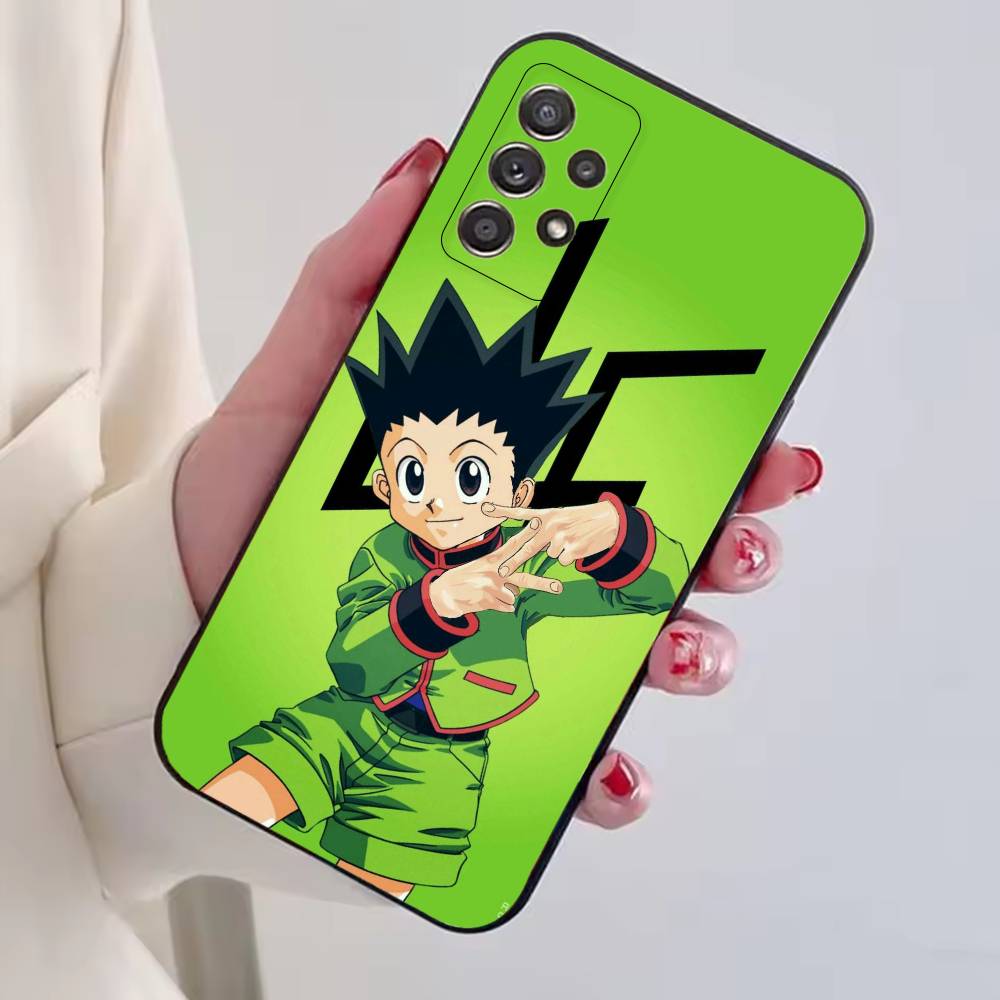 Japanese Manga H-Hunter Gon Freecss Phone Case For Samsung S25,S24,S21,S22,S23,S30,Ultra,S20,Plus,Fe,Lite,Note,10,Black Cover