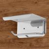 Self Adhesive and Wall Mount Stainless Steel Toilet Paper Holder with Mobile Stand, Wall Mounted Tissue Paper Holder with Shelf