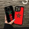 Чехол для телефона с картой и флагом Марокко для iPhone 17 16 15 14 13 11 12 Pro Max Plus Защитная задняя крышка