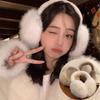 Folding Winter Warm Earmuffs Fashion Solid Color Winter Headphones Earflap Outdoor Cold Protection Soft Plush Ear Warmer