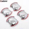 Side Door Handle Bowl Cover Trim For Toyota Camry XV50 2012 2013 2014 2015 Chrome Car Exterior Handles Cup Frame Accessories