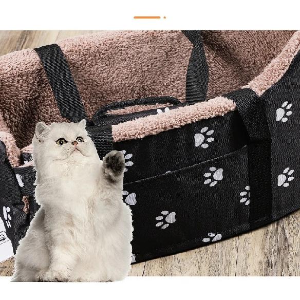 Cat Carrier Bag Soft Breathable Side Shoulder Bag Pet Car seat Cover car dog bed safety Carrier
