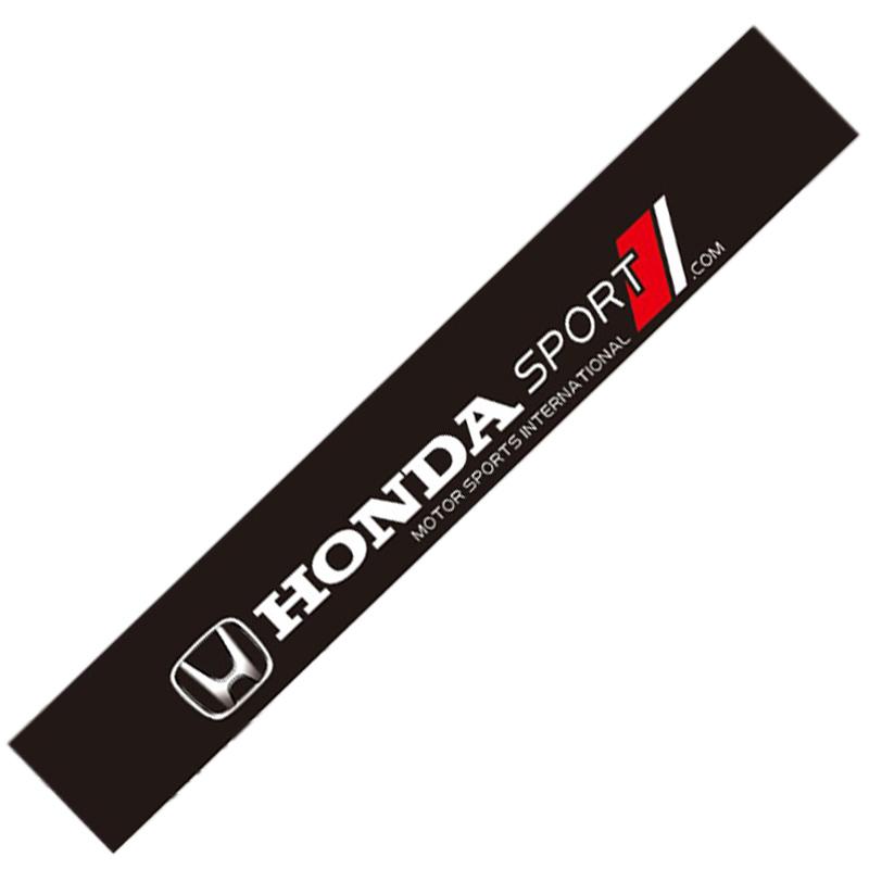 WDR2 Car Sunshade Stickers Auto Front Windshield Decorative Decals For Honda Civic Accord Fit Jazz Pilot CRV Odyssey Passport City