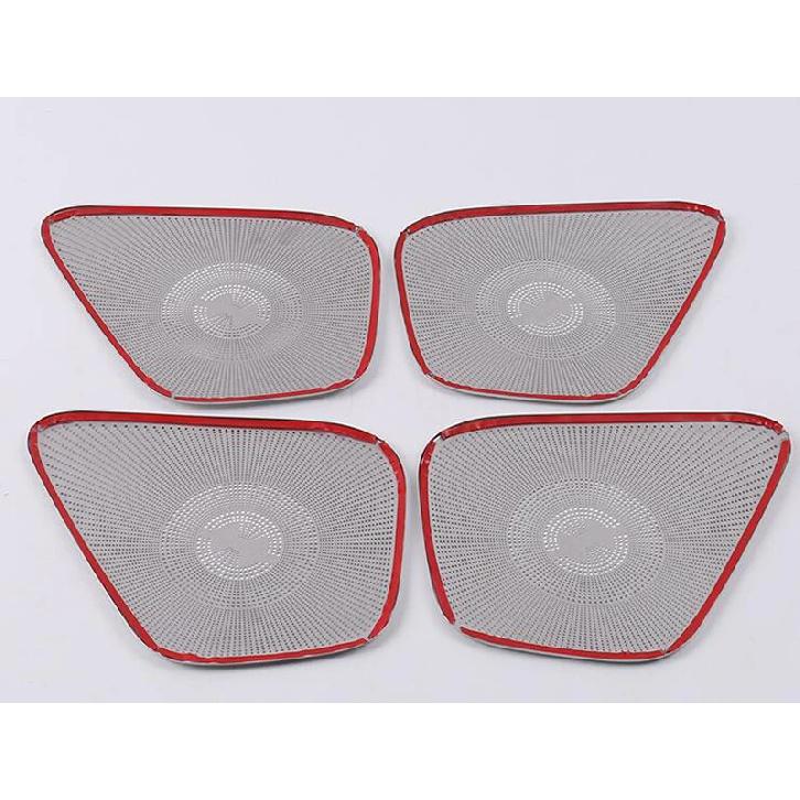 For Mercedes-Benz GLB-Class X247 GLB200 220 250 Stainless Steel Speaker Cover Interior Trim Side Door Stereo Bezel