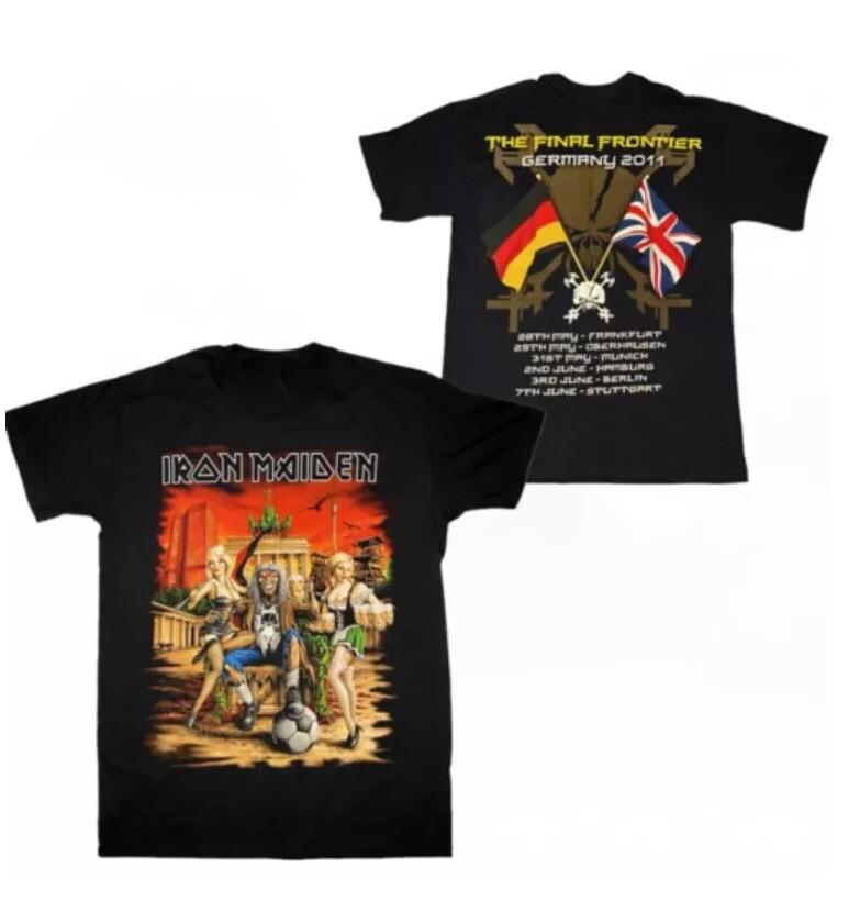 Iron Maiden 2011 Germany Tour Event T-Shirt – Classic Rock Band Tee