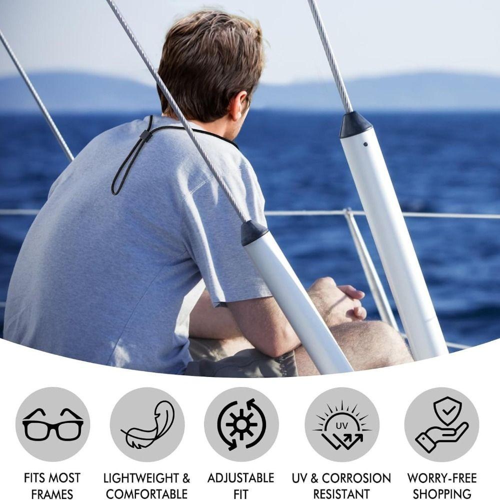 1/3 шт. шейный шнурок, регулируемый шнур для очков, спортивный ремешок для очков, шнурок для очков для ножек очков 5 мм