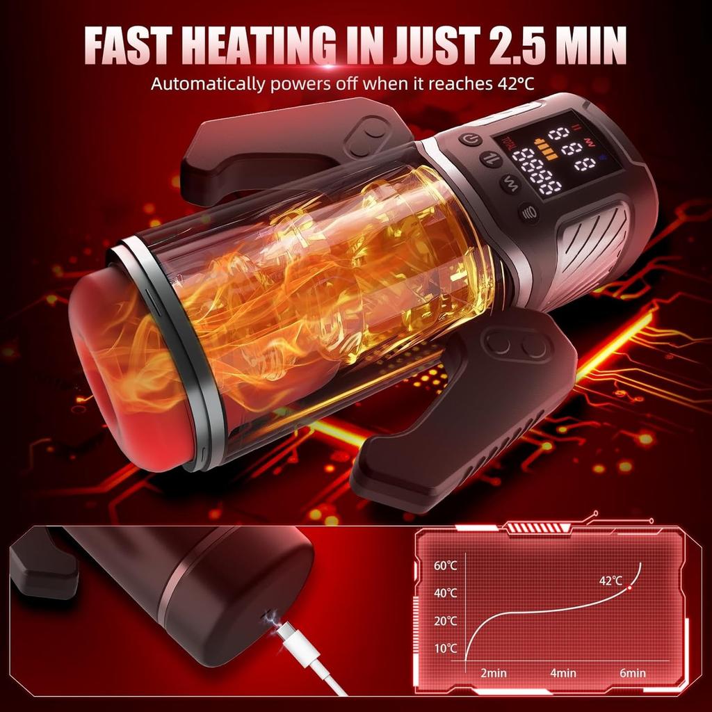 Automatic Male Masturbator Vagina Masturbation Pocket Pussy Blowjob Vibration Thrusting Masturbators Sex Toys For Men