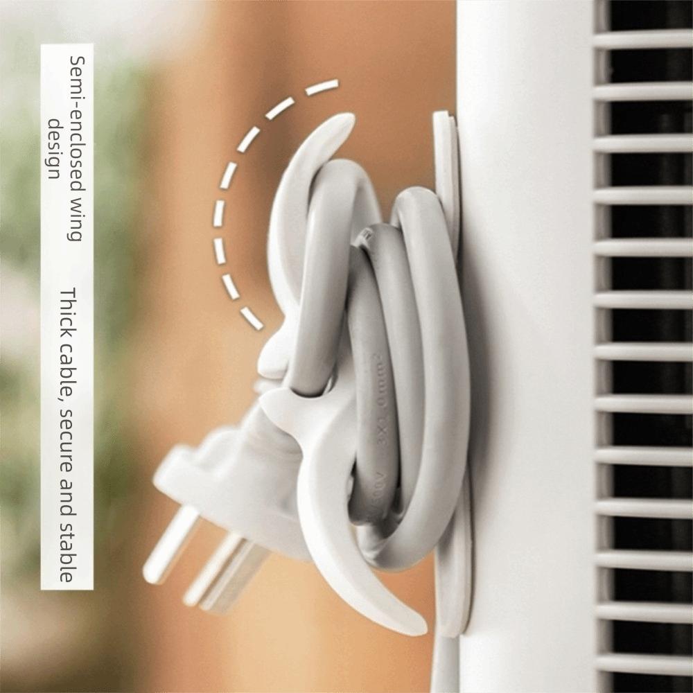 Data Line Clip Self Adhesive Cord Cable Organizer Wall Mount Silicone Wire Cable Holder Anti-Slip Cord Fixer Mobile Charger