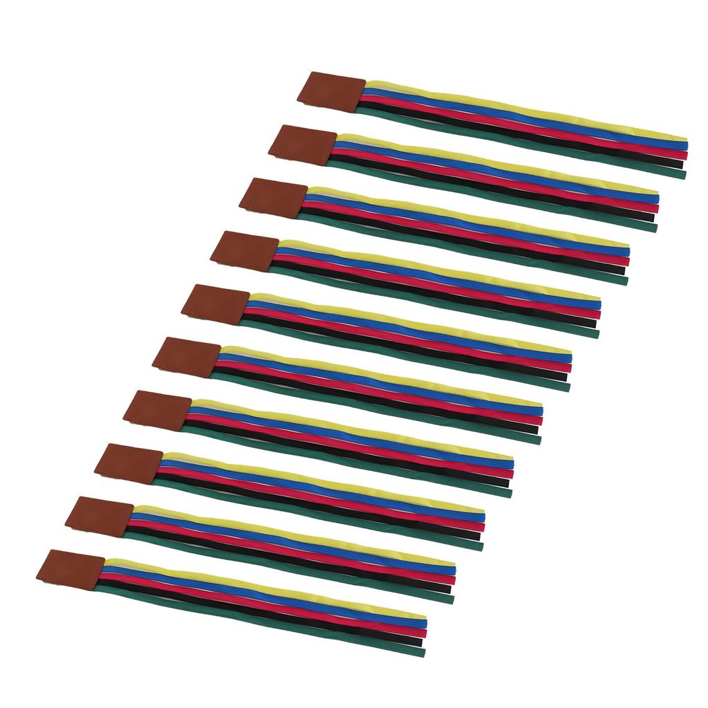 10Pcs Ribbon Bookmark Colorful Tassel Design Reading Bookmark Present for Dairy Book