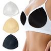 Bra Pad Insert Sewn Push Up Bra Cup Inserts Removable Triangle Breast Enhancer for Swinsuit Sports Bra Bikini