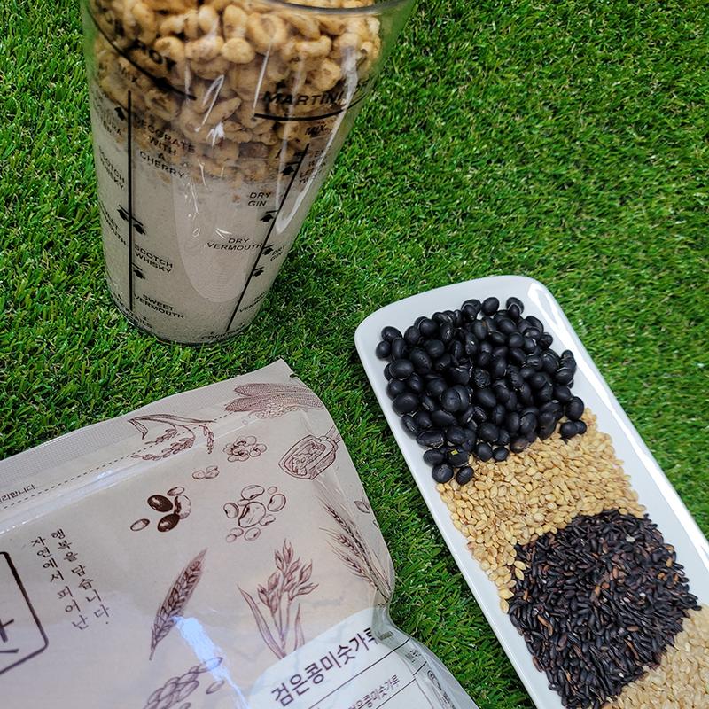 Порошок из черной сои Bokbang-Agan, чистая зернистость черной сои 50%, 500 г, 1 шт.