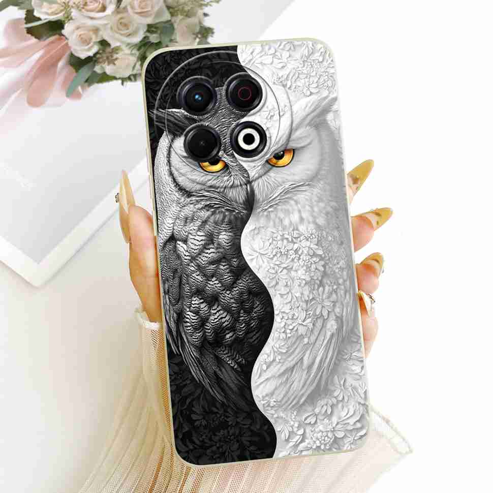 For Tecno Spark 30 Pro 4G KL7 Case Butterfly Dragon Soft Silicone Cover For Tecno Spark30 Spark 30 Pro Shockproof Phone Cases