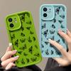 Чехол с рисунком бабочки для iPhone 16 Pro 15 14 Pro Max Plus 13 12 11 Pro Max Xs X Xr 8 7, ударопрочный, мягкий, карамельного цвета, защитный чехол для линз из силикона