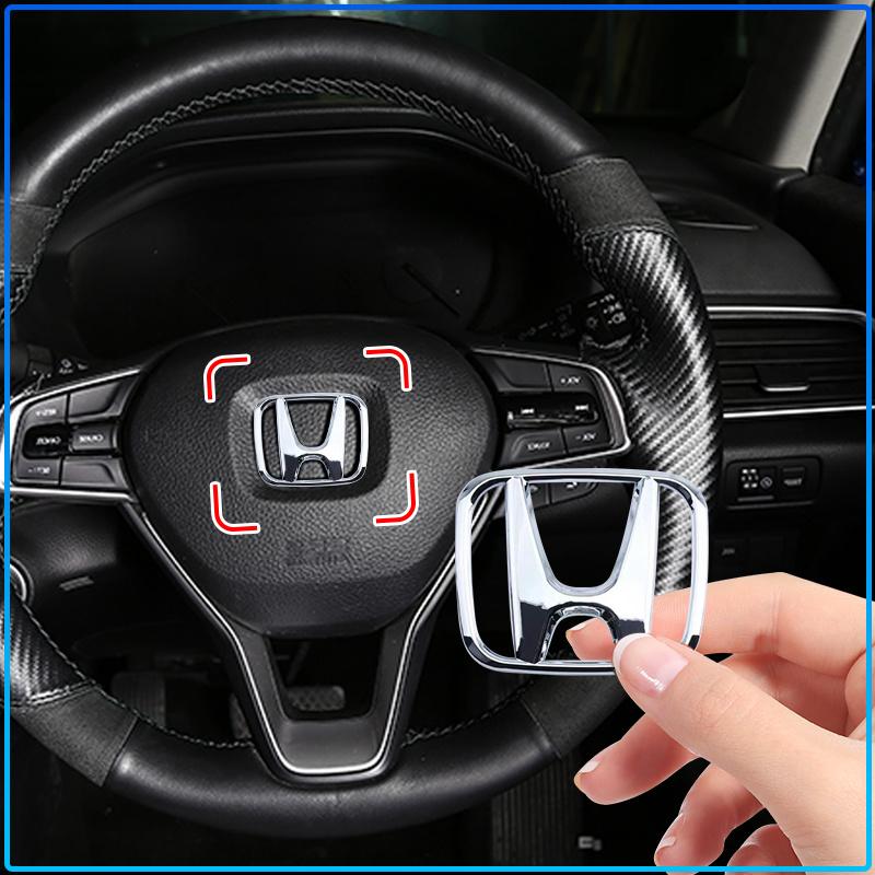 1 шт. ABS Наклейка на центр руля автомобиля Для Honda Civci CRV Accord Mugen Prelude FIT City CRZ CRX Jazz D-серия B-серия H