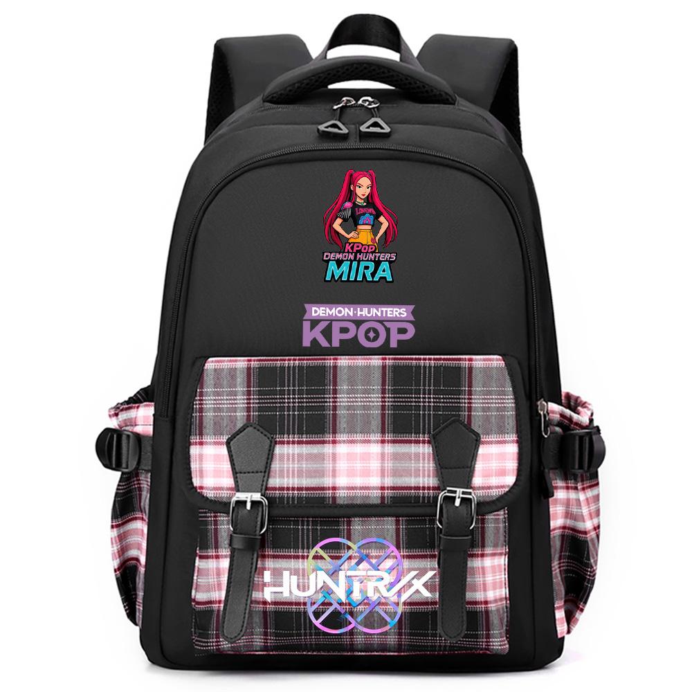 Anime Cute Cartoon K-Pop Printed Large Capacity Backpack for Teenger Student Girl Boy Schoolbag Bookbag Women Waterproof Travel Bag Mochila Kid Gift