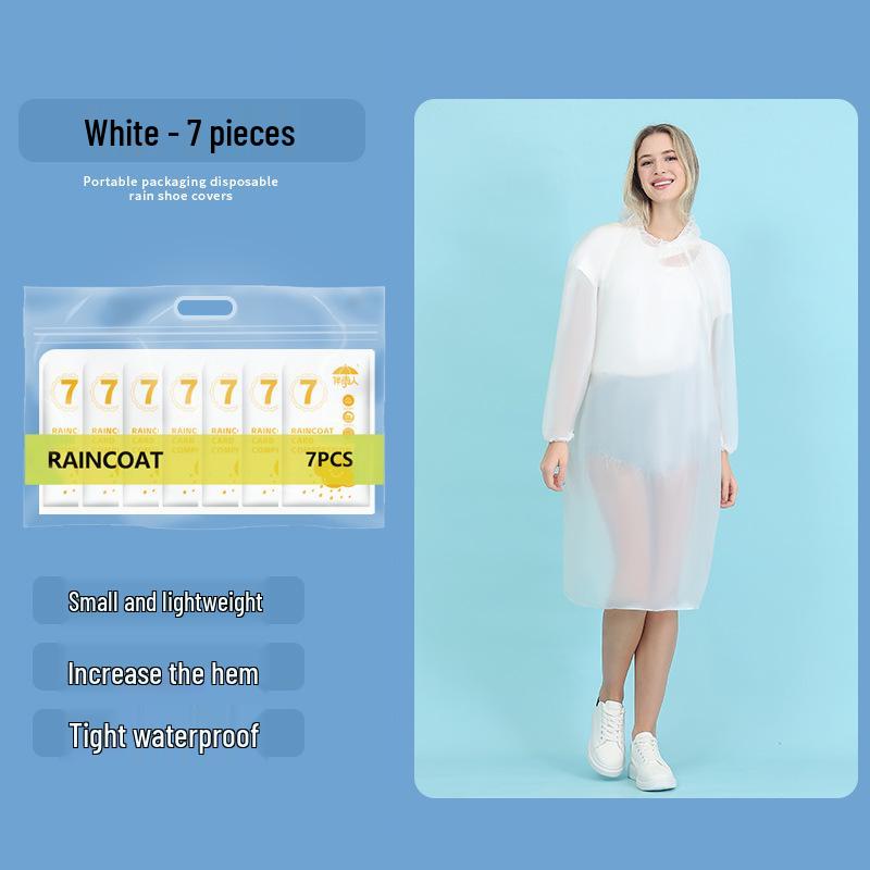 Портативные водонепроницаемые толстые прозрачные одноразовые бахилы - индивидуально упакованы для использования на открытом воздухе