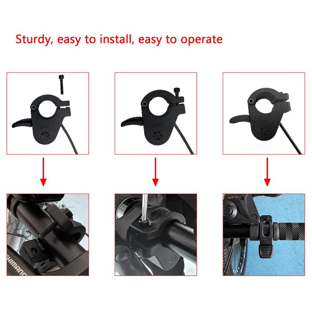 Cable Length 285mm Electric Bike Thumb Throttle for BAFANG Mid Drive Motors