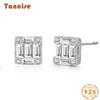 Танциз стерлингового серебра 925 пробы циркон серьги серьги-капли для женщин подарки на свадьбу