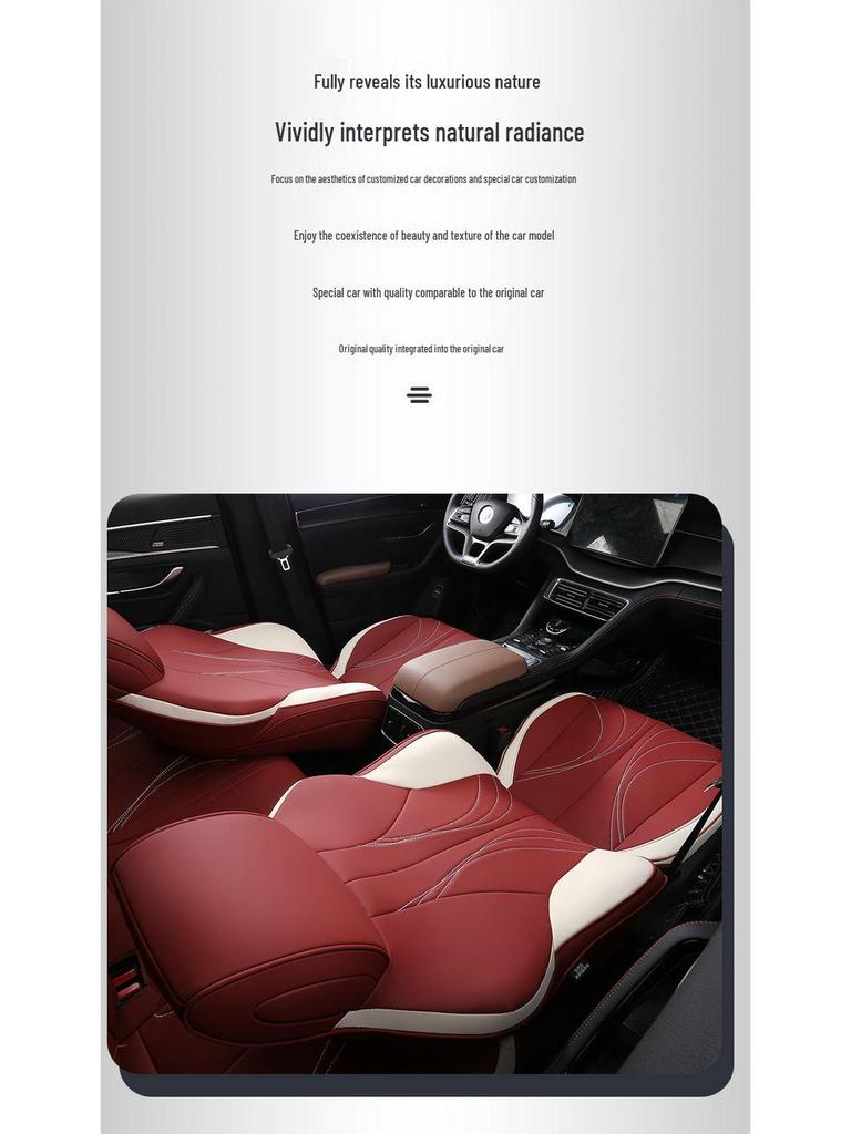 BYD-Song PLUS 5-Seat SUV All-Season Leather Seat Cover