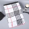 Men'S Scarves Are Versatile, Autumn And Winter Plaid Lengthened And Thickened Scarves, Couple Scarves, Warm Shawls For Women