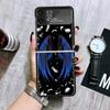 Чехлы с перьями Ангельские Крылья для Samsung Galaxy Z Flip 4 5 6 7 3 Z Flip7 Flip6 Flip4 Flip5 Flip3 5G Жесткие Ударопрочные Fundas Чехол Ga