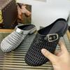 Baotou Hollow Mesh Slippers Are Versatile and Casual Flat Slippers for Women, Comfortable and Breathable
