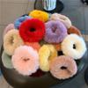 Girls Mink Fur Ponytail Holder Elastic Plush Hair Ring Faux Rabbit Fur Scrunchies Hair Rope Elastic
