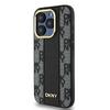 Dkny Dkhmp15Xpcpvslk Iphone 15 Pro Max6.7 Черный/Black Жесткий чехол Кожа Клетчатый Моно Паттерн Magsafe