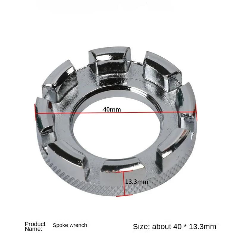 8-пазный ключ для регулировки обода велосипеда, инструмент для ремонта, гаечный ключ, аксессуары, ключ для спиц велосипеда, велосипедный инструмент