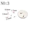 20PCS Wire Diameter 0.3mm Micro Mini  304 Stainless Stee Torsion Spring  For Jewelry