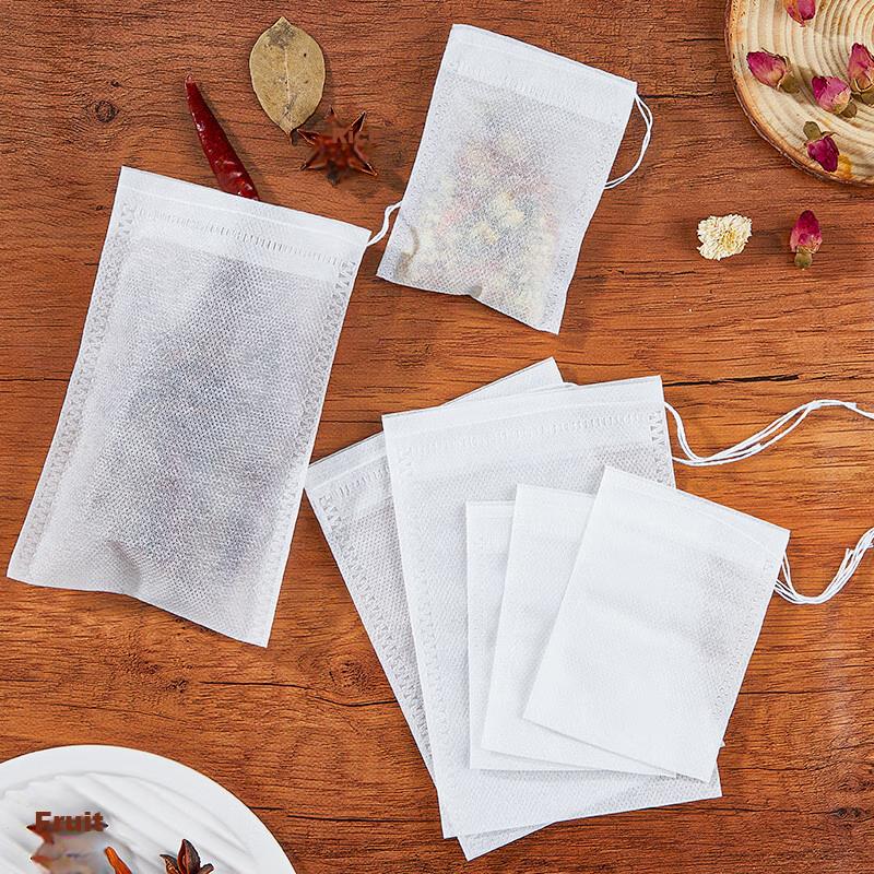 SHUANG YU Non-Woven Filter Bags, Tea Bags, Herbal Bags, Marinade Bags, 100 Disposable Decoction Bags, Seasoning Bags, Drawstring Style