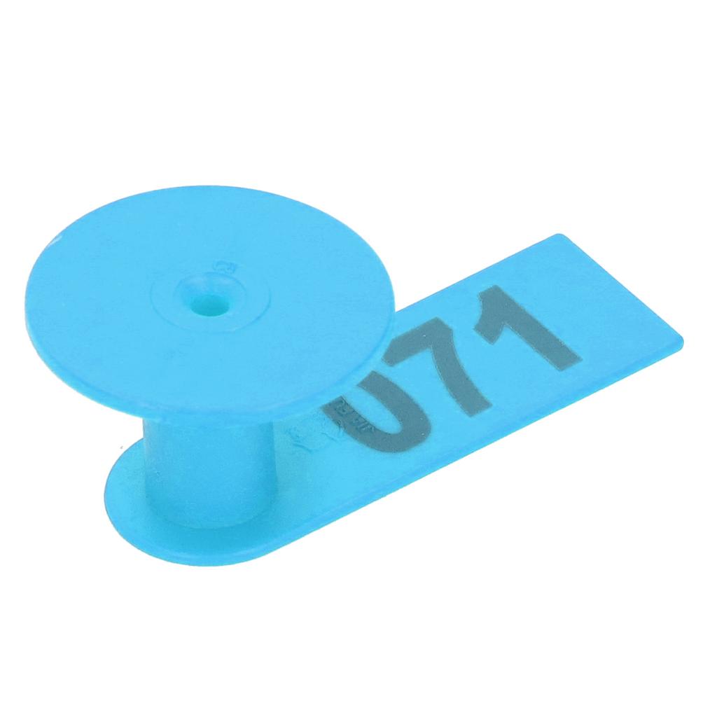Numbered Ear Tag Marks Labels for Sheep Goats Farm Animal Livestock Feeding SuppliesBlue