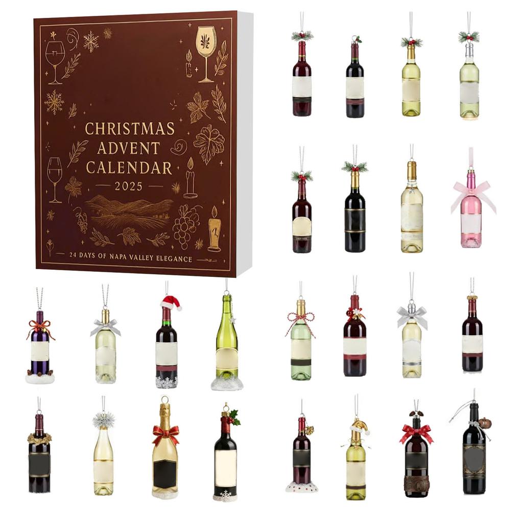 Christmas Advent Calendar ,Christmas Countdown Calendars,24 Days Of Xmas Surprises,with 24 Collectible For Kids Adult Teens