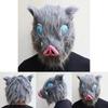 Authentic Anime Demon Slayer Kimetsu No Yaiba Hashibira Inosuke Pig Cosplay Mask Ideal For Costume Parties