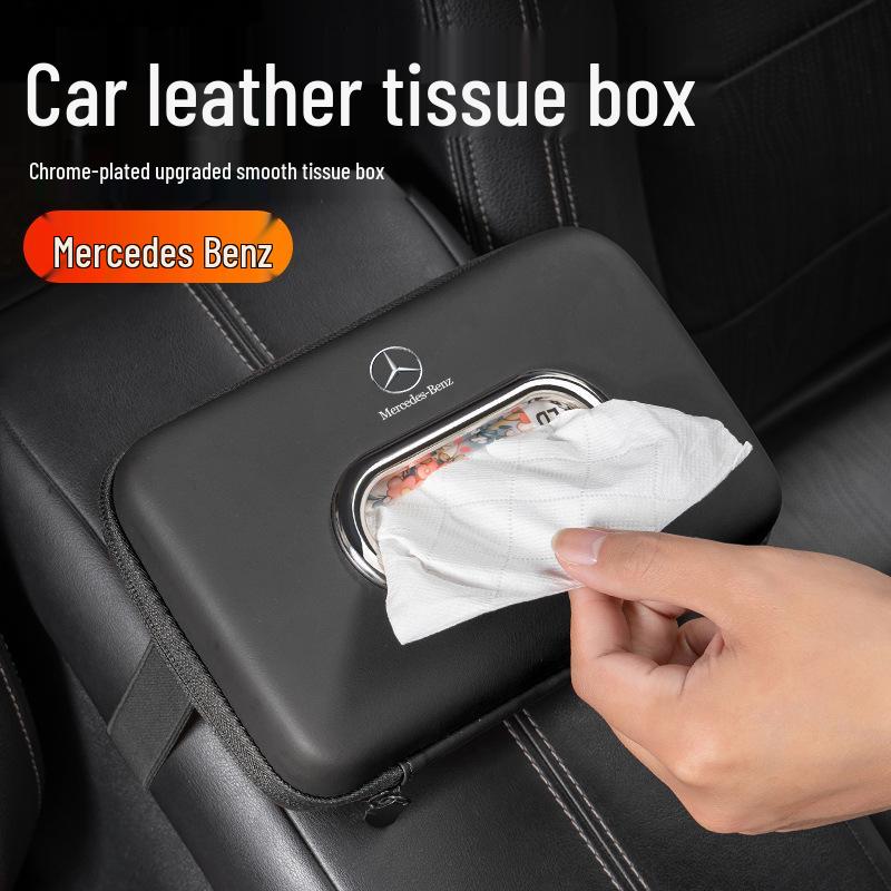 Mercedes-Benz Tissue Box Holder for Armrest (E-Class, C-Class, A-Class, S-Class, GLA, GLB, GLC)