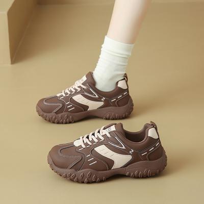 CRLAYDK Модные женские кроссовки Повседневная удобная кожаная обувь Для ходьбы На шнуровке Теннисные Женские Плоские Спортивные Кроссовки для бега