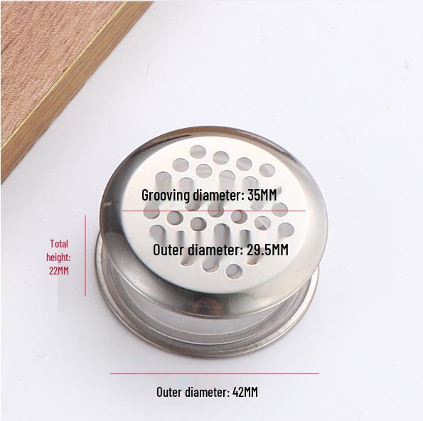 Сетка вентиляционная из нержавеющей стали для шкафов и гардеробов