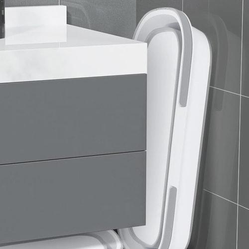 Складное ведро для замачивания и стирки, Белое, Складной таз, Корзина для стирки, Таз, Силиконовый таз, Легкое хранение, Уборка, На открытом воздухе, Ведро для автомобиля, Рыбалка