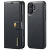 DG.MING для iPhone 16 Plus Чехол-книжка из разделенной кожи, съемный